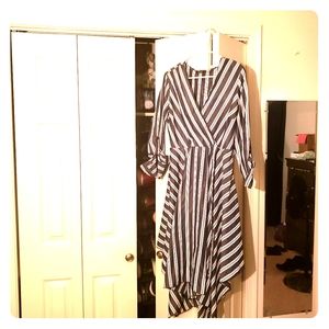 Asymmetrical hem dress